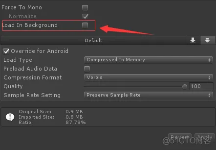unity代码设置AudioSource的Output unity audio boulder_预加载_02